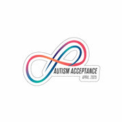 Autism Paper products By Daily Bloom Autism Acceptance 2025 - Loop of Acceptance Sticker 5" × 5"