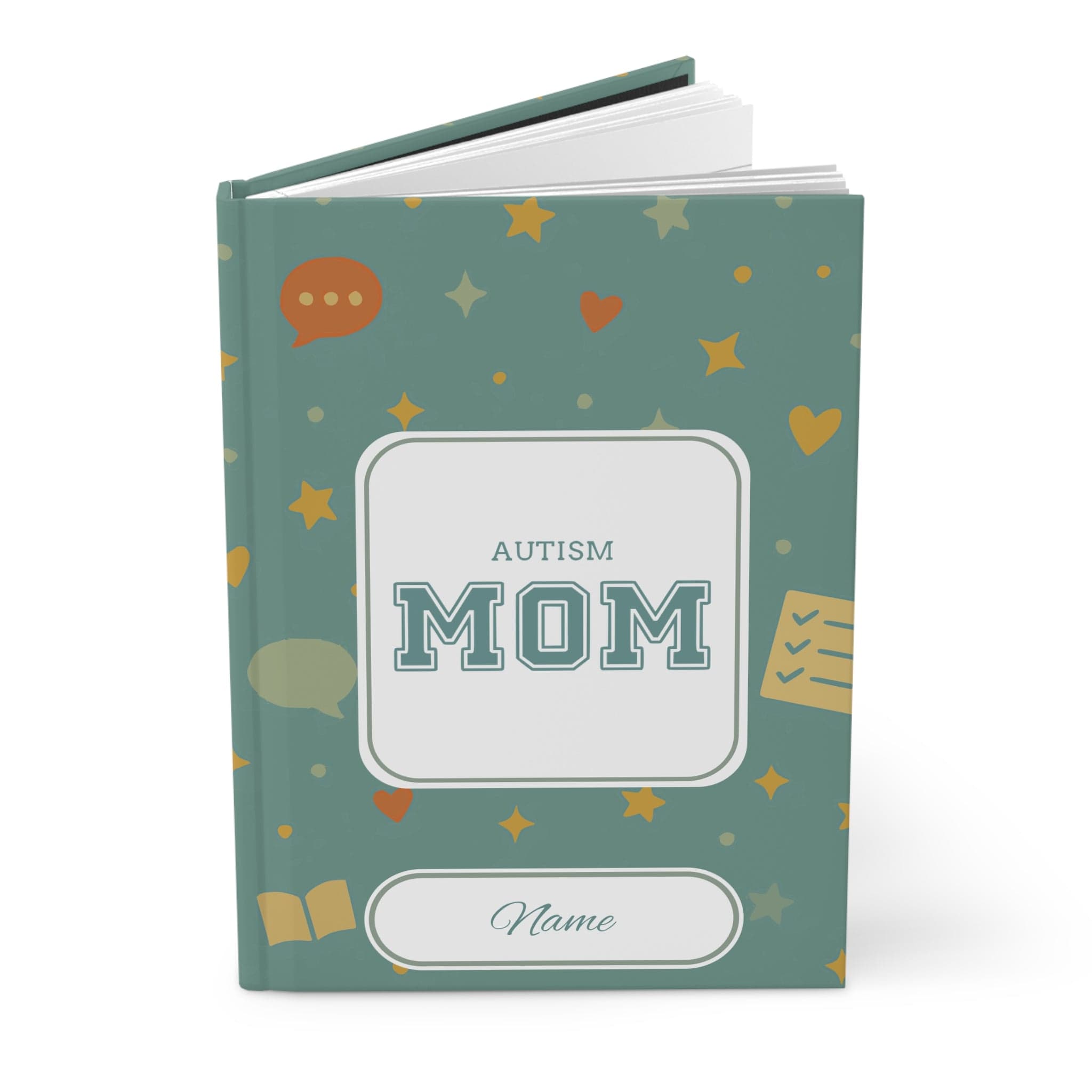 Autism Paper products By Daily Bloom Mothers Day 2025 - Autism Mom College Personalized Hardcover Journal Notebook
