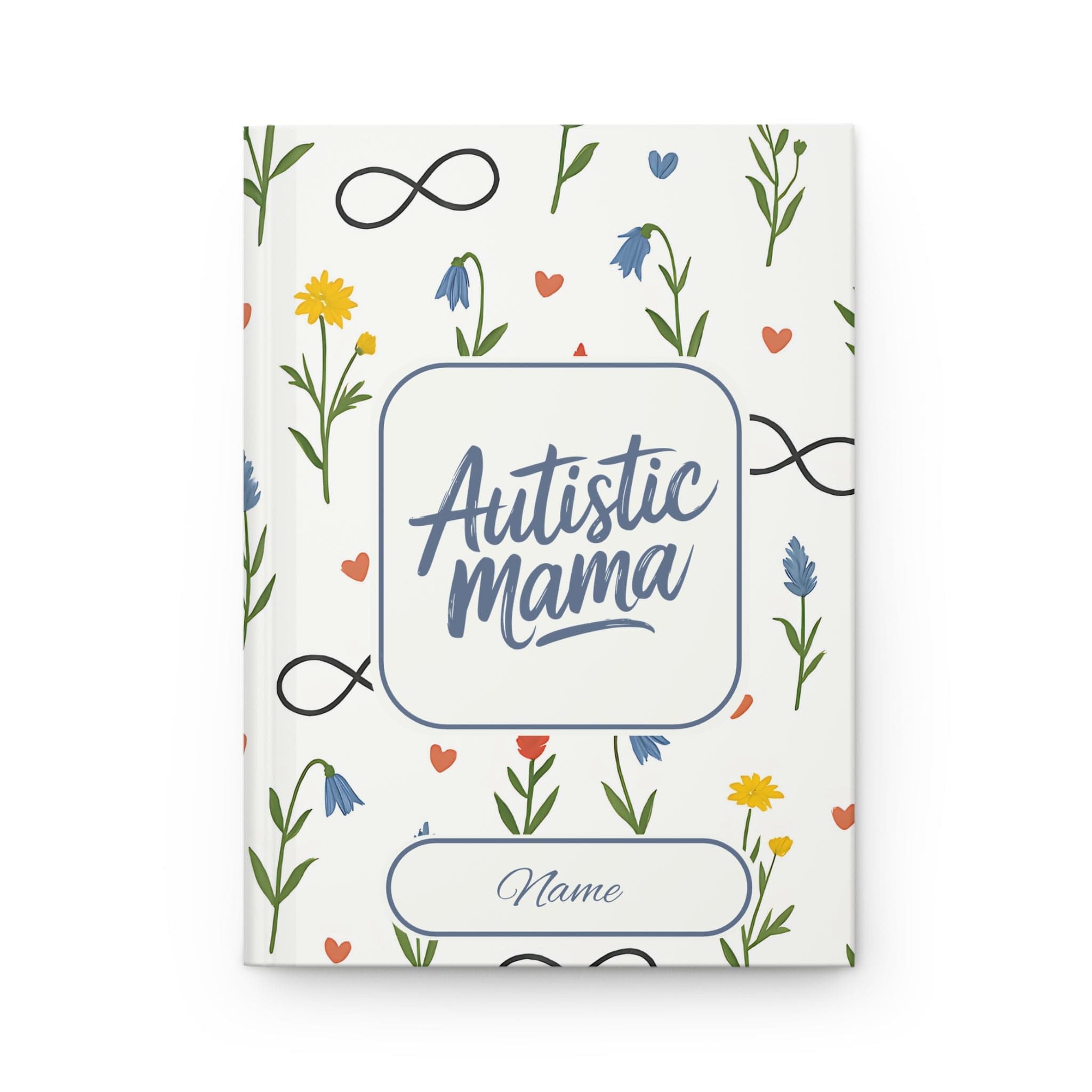 Autism Paper products By Daily Bloom Mothers Day 2025 - Autistic Mama Personalized Hardcover Journal Notebook