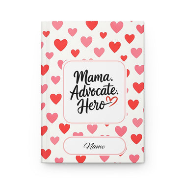 Autism Paper products - Mothers Day 2025 - Mama Advocate Hero Personalized Hardcover Journal Notebook - Daily Bloom