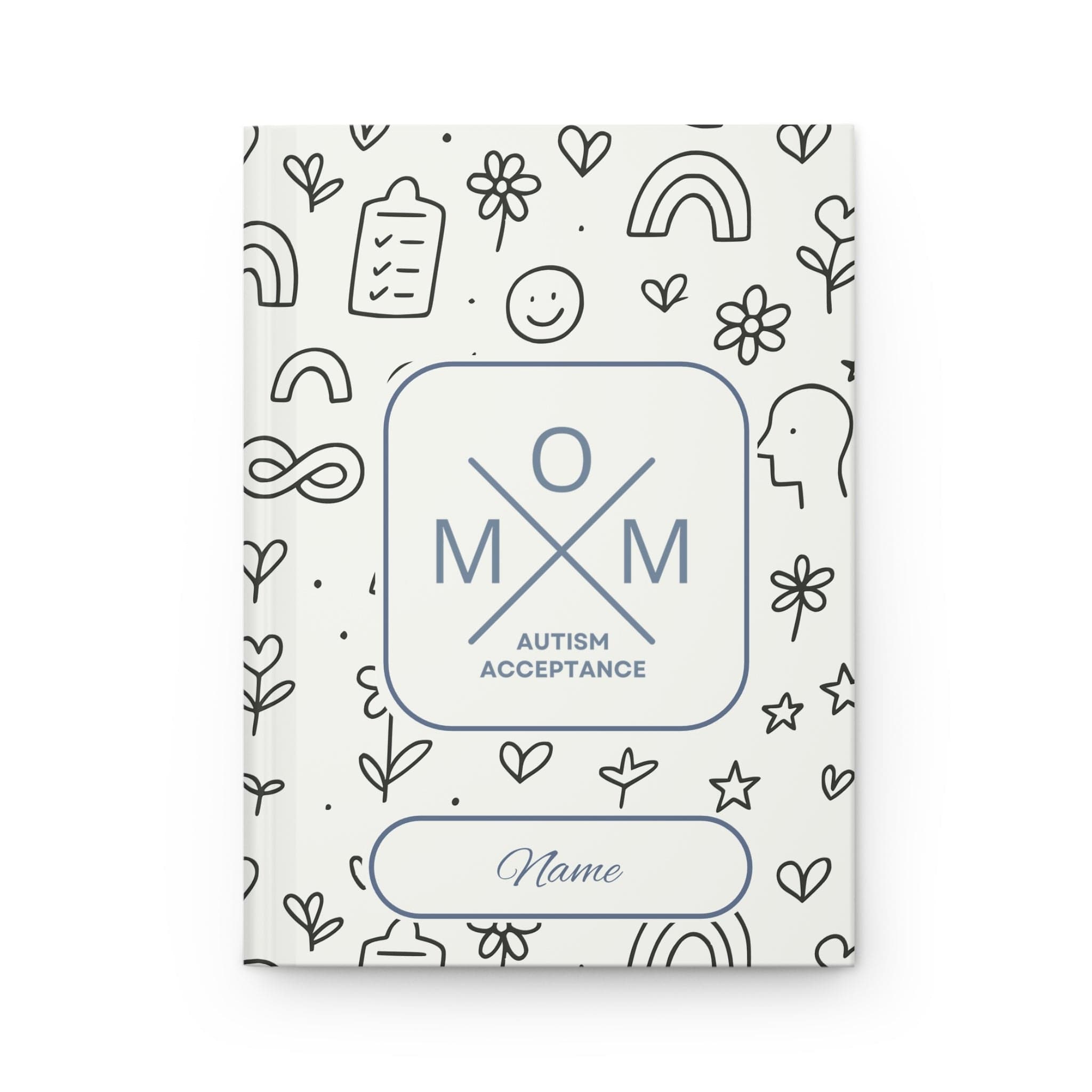 Autism Paper products By Daily Bloom Mothers Day 2025 - Mom Cross Personalized Hardcover Journal Notebook
