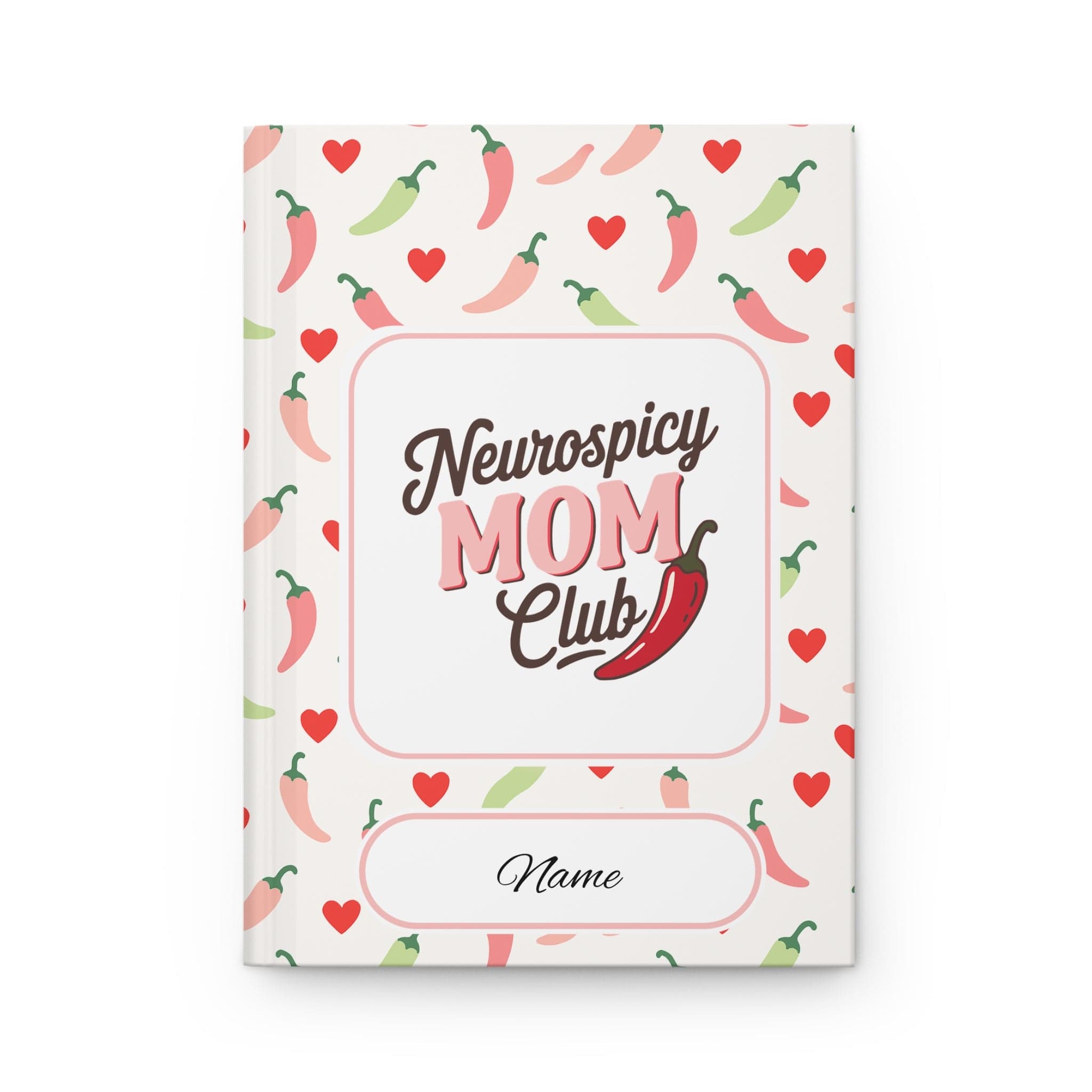 Autism Paper products By Daily Bloom Mothers Day 2025 - Neurospicy Mom Club Personalized Hardcover Journal Notebook