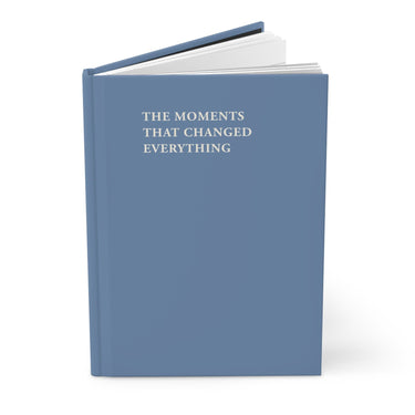 Autism Paper products - The Moments That Changed Everything Journal - Dusty Blue - Daily Bloom