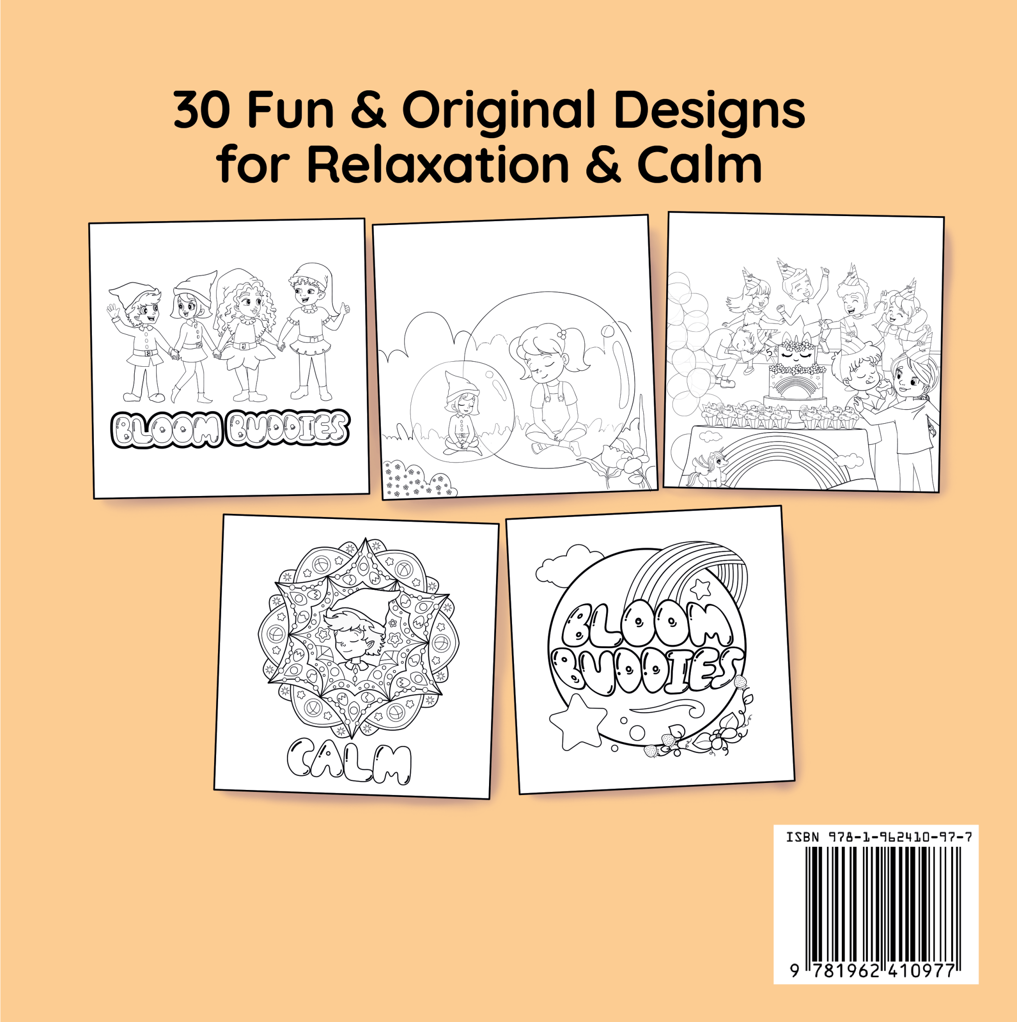 Autism Paperback Book - Bloom Buddies Coloring Book 1 - Daily Bloom
