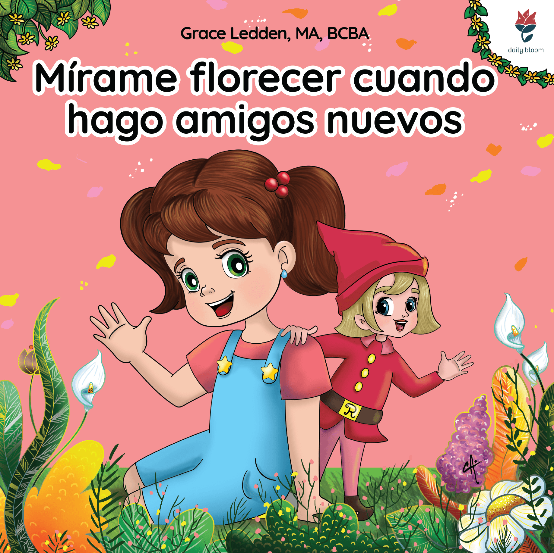 Mírame Florecer Cuando Hago Amigos Nuevos-Paperback-Neurodiversity, ADHD & Autism Awareness & Acceptance Paperback Book by Daily Bloom