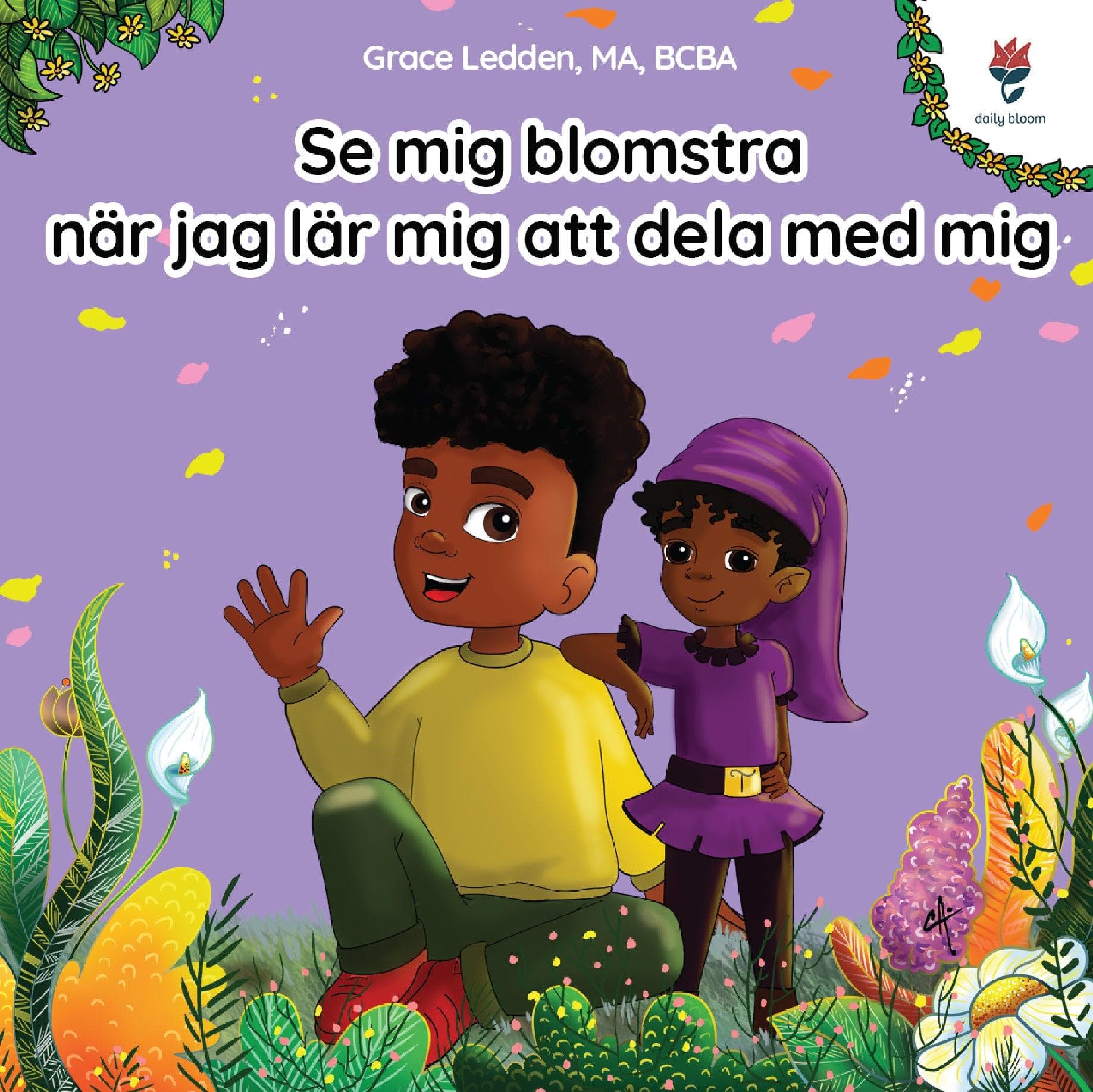 Se mig blomstra när jag lär mig att dela med mig-Paperback-Neurodiversity, ADHD & Autism Awareness & Acceptance Paperback Book by Daily Bloom