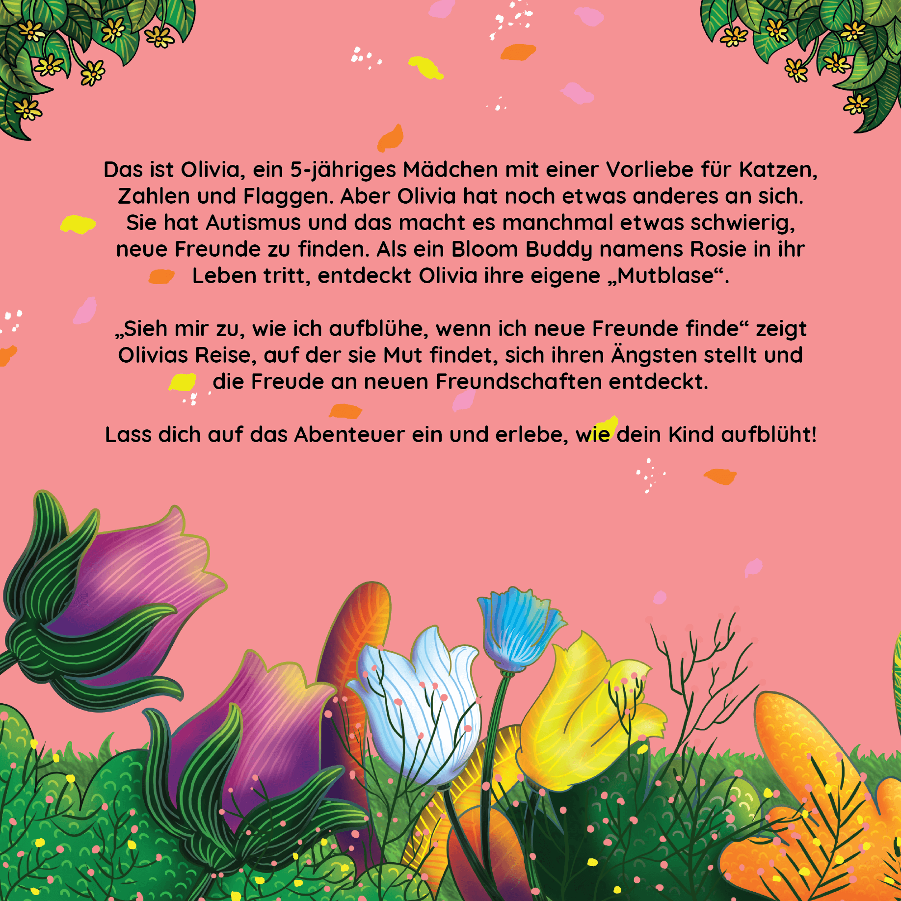 Sieh Mir Zu, Wie Ich Aufblühe, Wenn Ich Neue Freunde Finde-Neurodiversity, ADHD & Autism Awareness & Acceptance Paperback Book by Daily Bloom