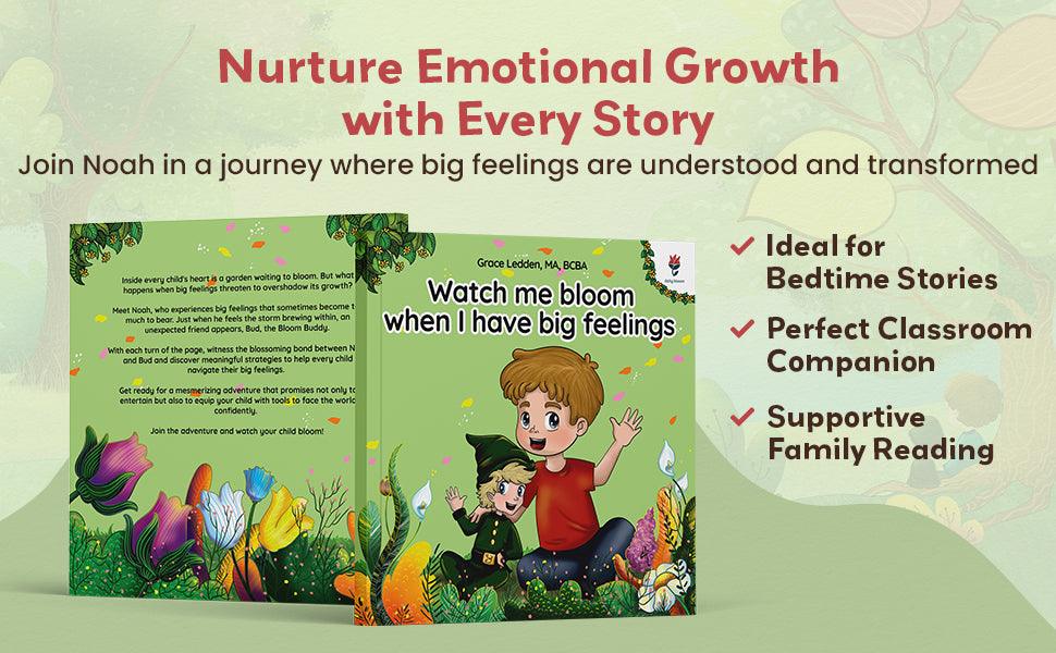 Watch me bloom when I have big feelings-Neurodiversity, ADHD & Autism Awareness & Acceptance Paperback Book by Daily Bloom