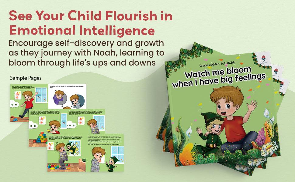 Watch me bloom when I have big feelings-Neurodiversity, ADHD & Autism Awareness & Acceptance Paperback Book by Daily Bloom