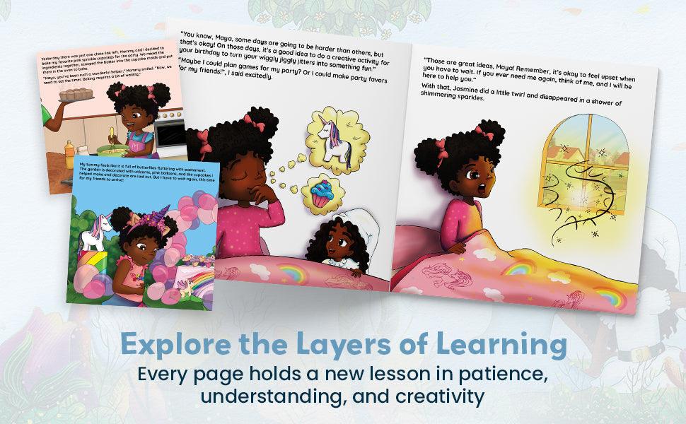 Watch me bloom when I learn to wait-Neurodiversity, ADHD & Autism Awareness & Acceptance Paperback Book by Daily Bloom