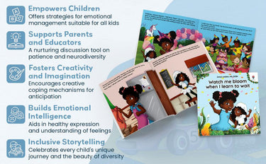 Autism Paperback Book - Watch me bloom when I learn to wait - Daily Bloom