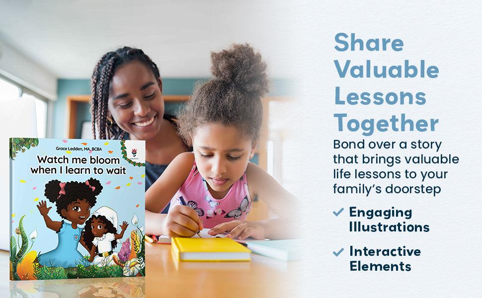 Watch me bloom when I learn to wait-Neurodiversity, ADHD & Autism Awareness & Acceptance Paperback Book by Daily Bloom