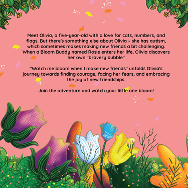 Autism Paperback Book - Watch me bloom when I make new friends - Daily Bloom