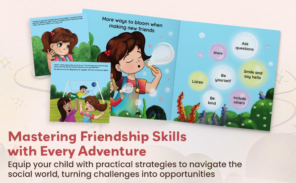 Watch me bloom when I make new friends-Neurodiversity, ADHD & Autism Awareness & Acceptance Paperback Book by Daily Bloom