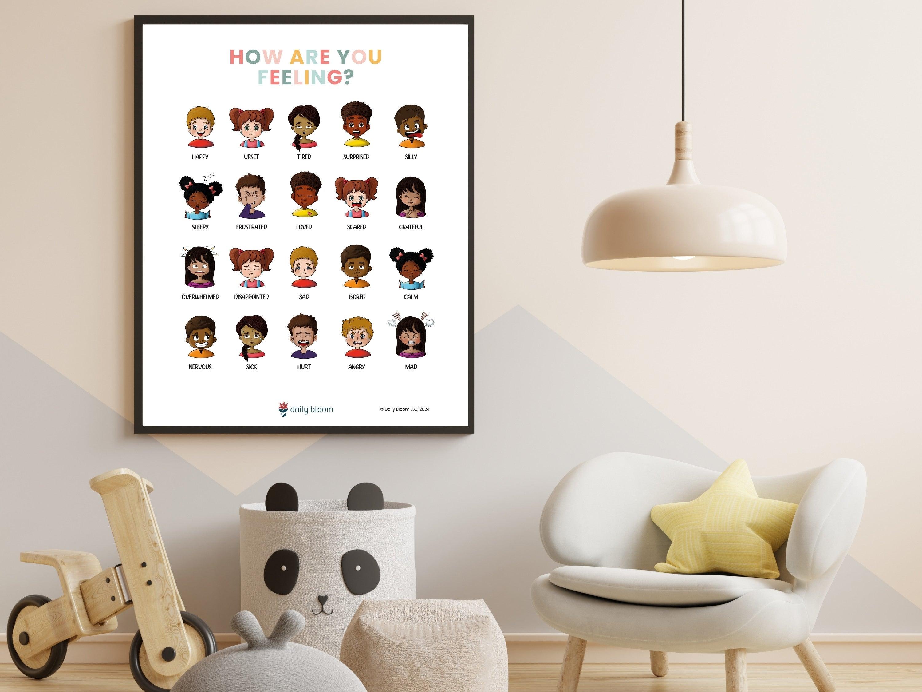 Emotional Intelligence Printed Poster Bundle-Neurodiversity, ADHD & Autism Awareness & Acceptance Poster by Daily Bloom