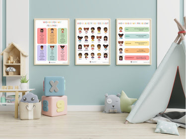 Autism Poster - Emotional Intelligence Printed Poster Bundle - Daily Bloom