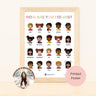Autism Poster - How Are You Feeling? - Emotion Identification Printed Wall Poster - Daily Bloom
