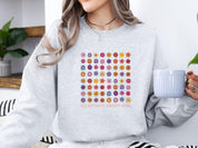 Acceptance Grows Here Flowers Sweatshirt-Neurodiversity, ADHD & Autism Awareness & Acceptance Sweatshirt by Daily Bloom