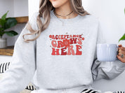 Acceptance Grows Here Groovy Sweatshirt-Neurodiversity, ADHD & Autism Awareness & Acceptance Sweatshirt by Daily Bloom