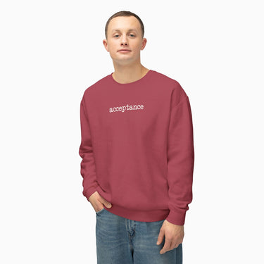 Autism Sweatshirt - Acceptance Statement Comfort Colors Lightweight Sweatshirt - Daily Bloom