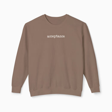Autism Sweatshirt - Acceptance Statement Comfort Colors Lightweight Sweatshirt - Daily Bloom