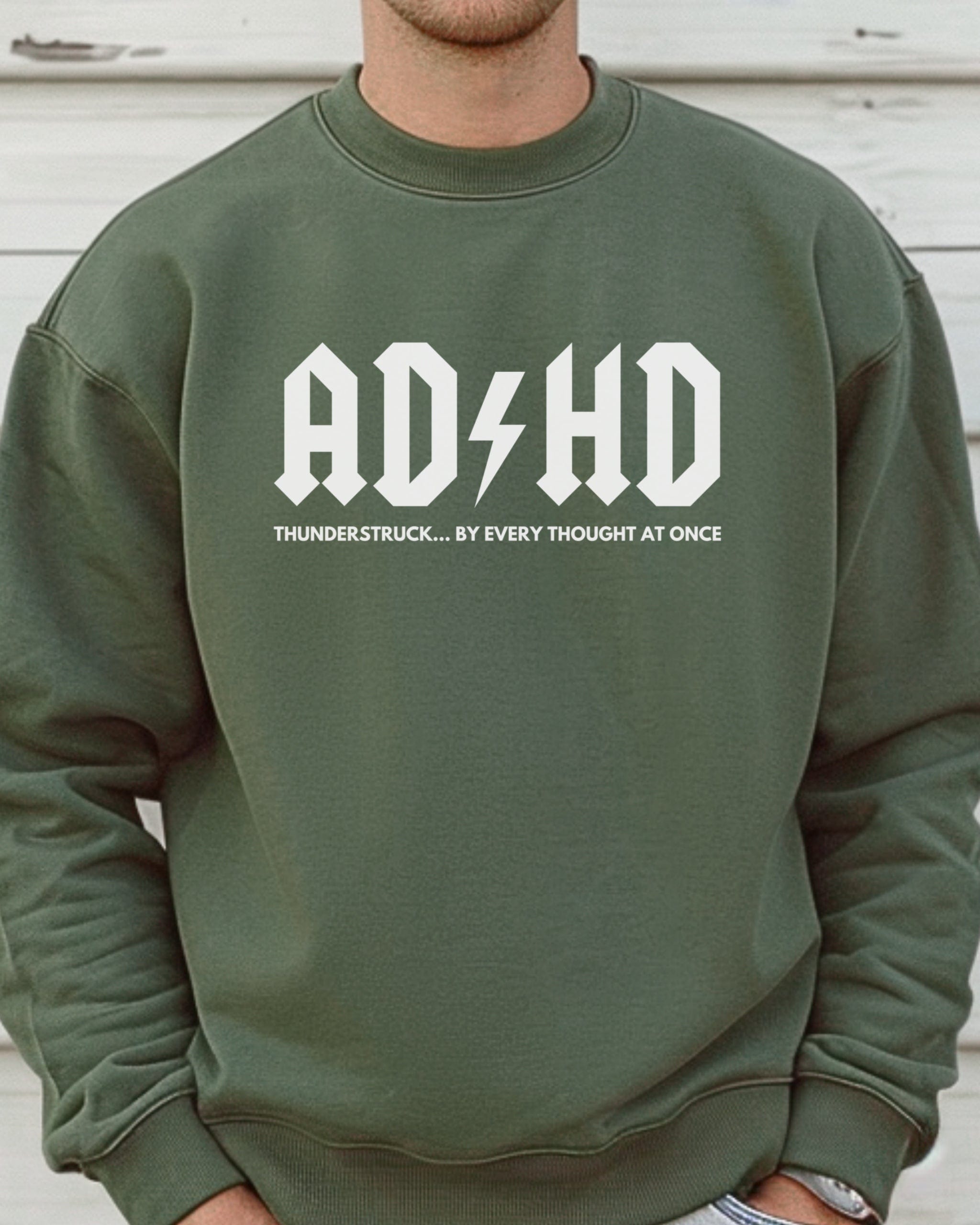 Autism Sweatshirt By Daily Bloom AD/HD Thunderstruck Sweatshirt