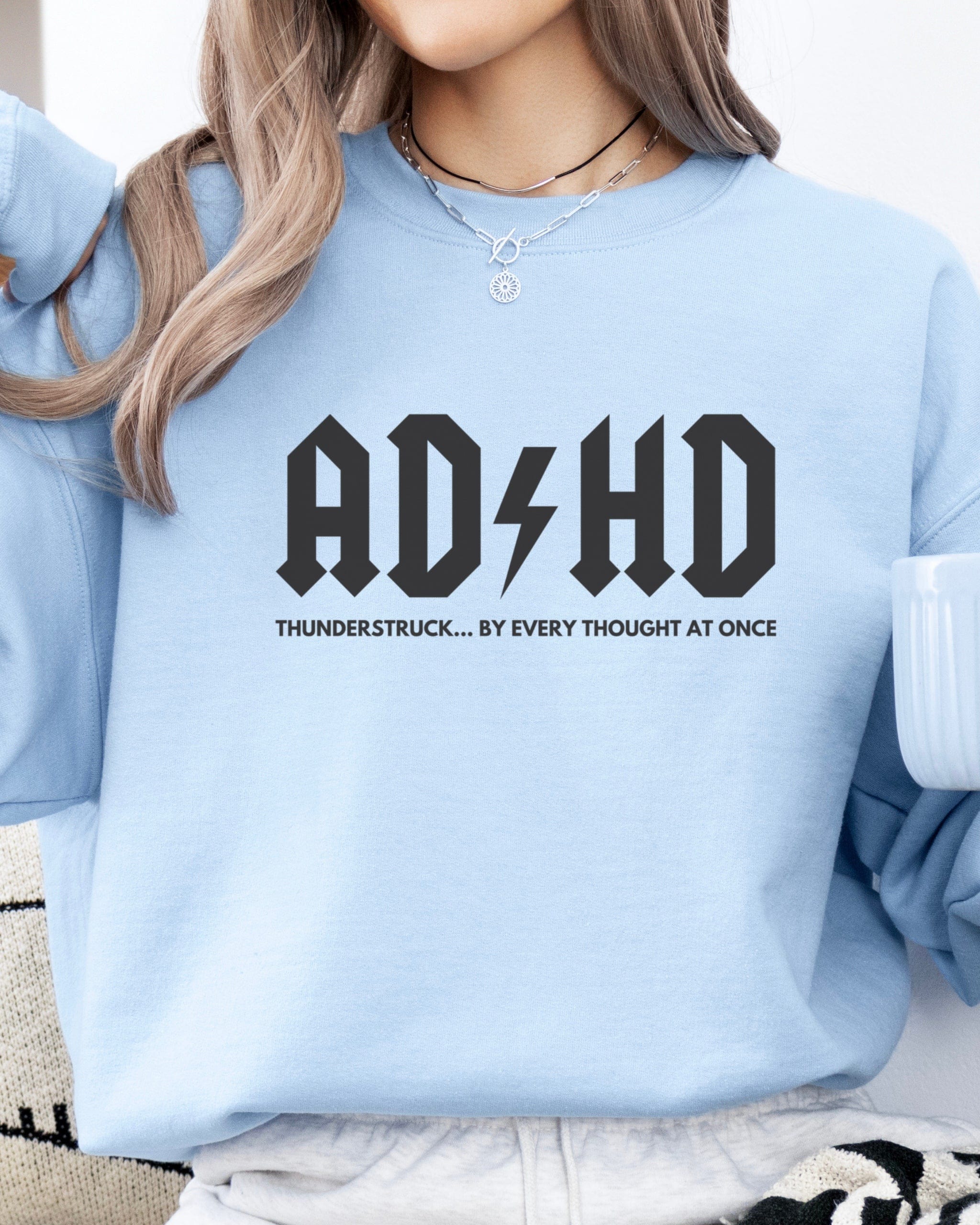 Autism Sweatshirt By Daily Bloom AD/HD Thunderstruck Sweatshirt