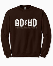 Autism Sweatshirt By Daily Bloom AD/HD Thunderstruck Sweatshirt Dark Chocolate / S