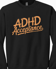 Autism Sweatshirt By Daily Bloom ADHD Acceptance Grunge Style Sweatshirt
