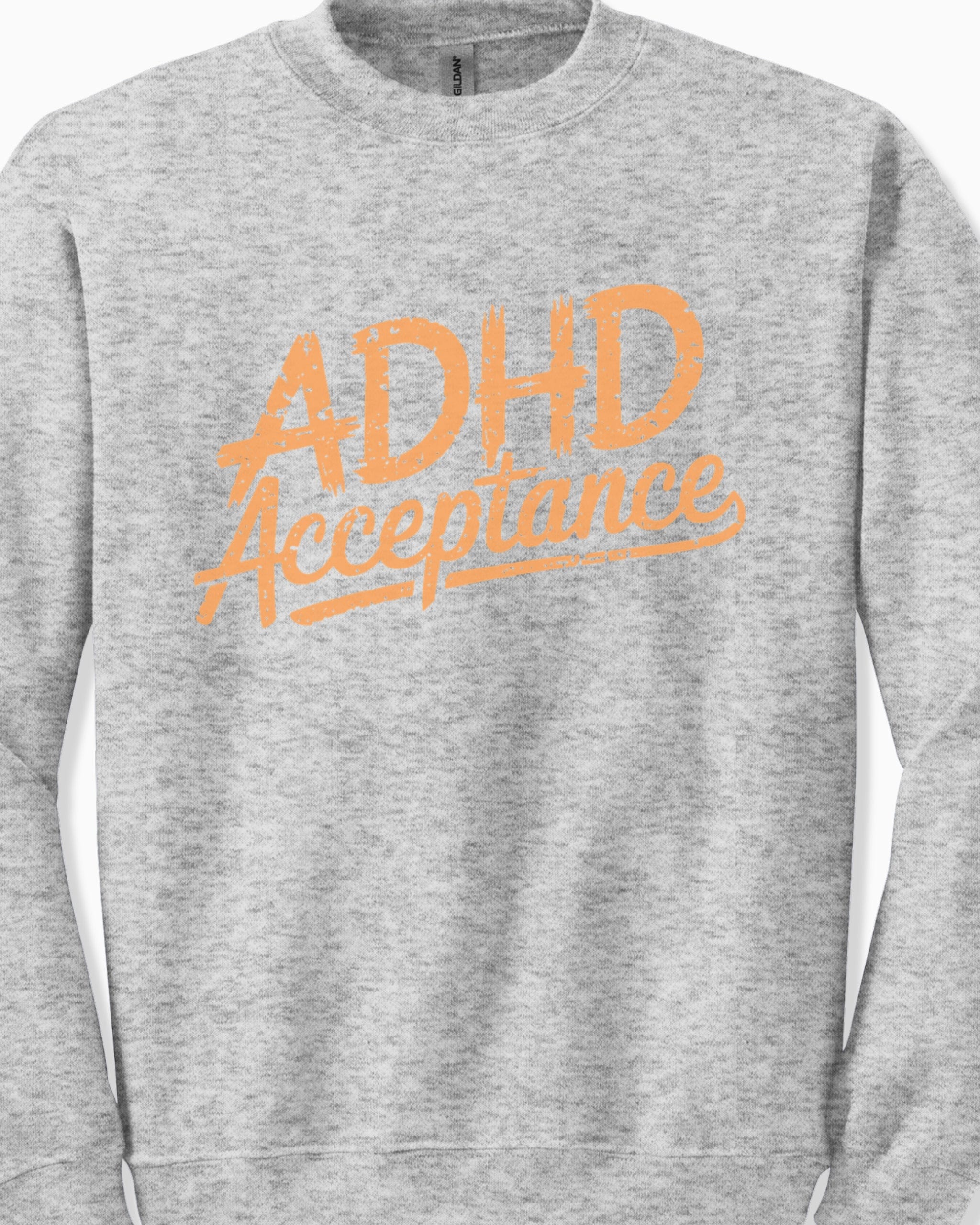 Autism Sweatshirt By Daily Bloom ADHD Acceptance Grunge Style Sweatshirt