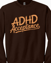 Autism Sweatshirt By Daily Bloom ADHD Acceptance Grunge Style Sweatshirt