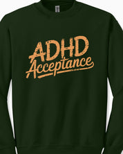 Autism Sweatshirt By Daily Bloom ADHD Acceptance Grunge Style Sweatshirt