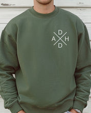 Autism Sweatshirt By Daily Bloom ADHD Cross Sweatshirt