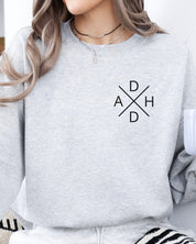 Autism Sweatshirt By Daily Bloom ADHD Cross Sweatshirt