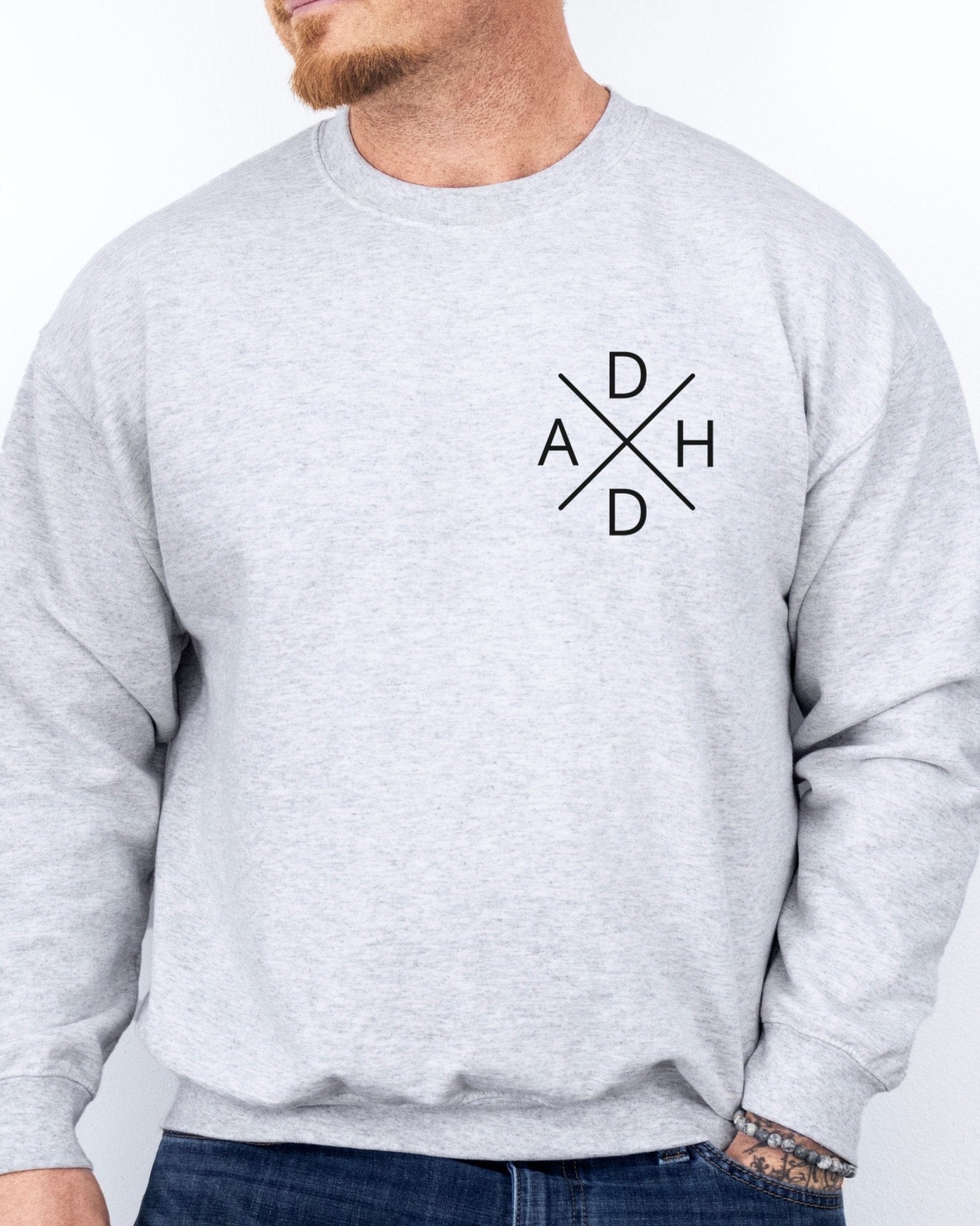 Autism Sweatshirt - ADHD Cross Sweatshirt - Daily Bloom