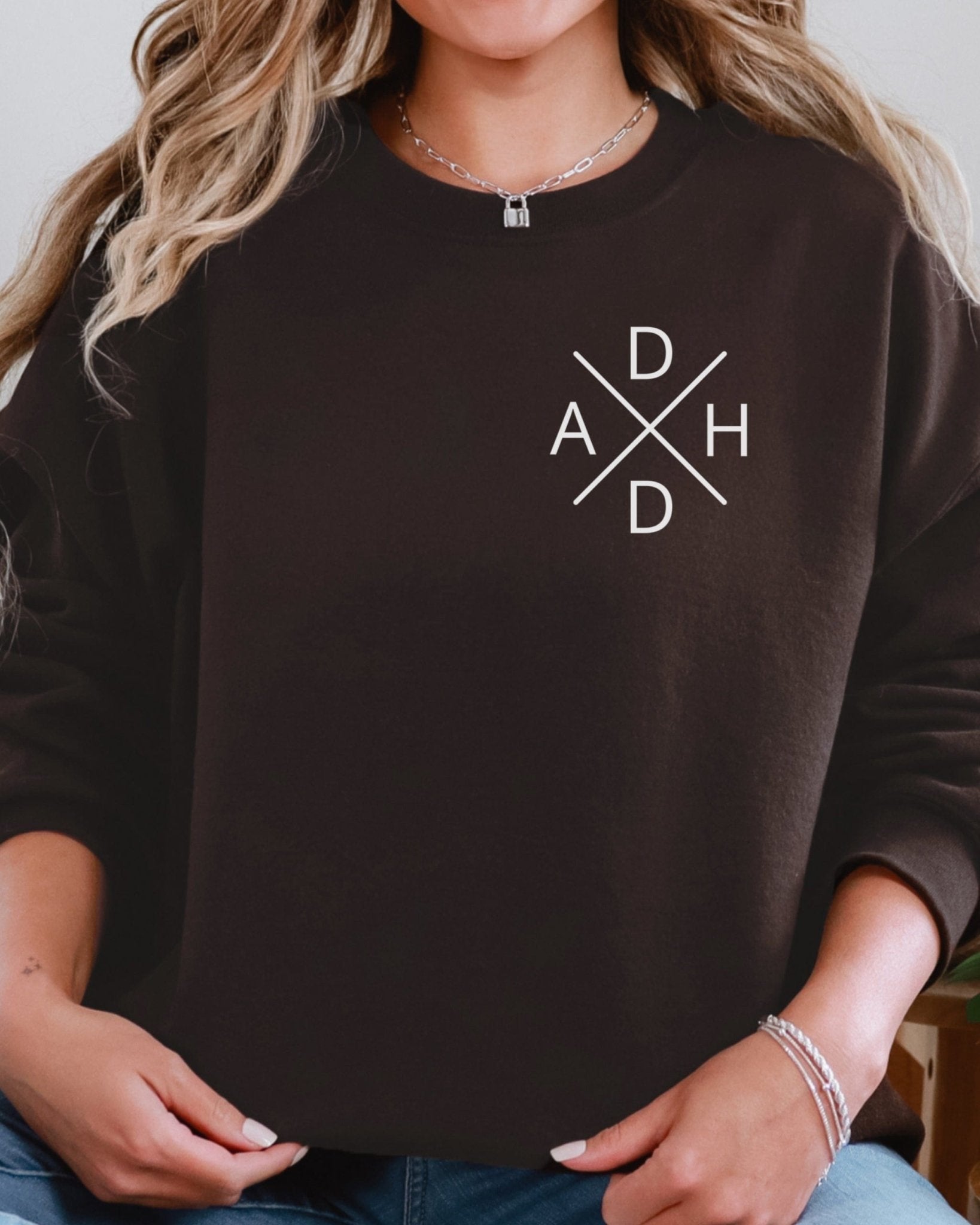 Autism Sweatshirt - ADHD Cross Sweatshirt - Daily Bloom