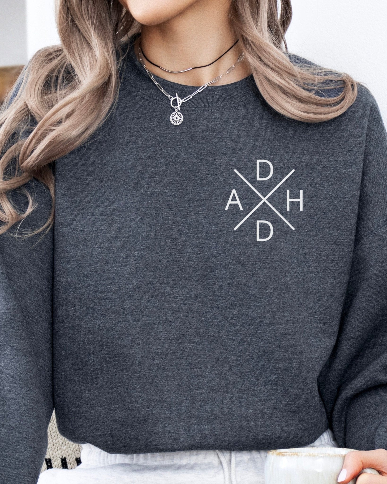 Autism Sweatshirt - ADHD Cross Sweatshirt - Daily Bloom