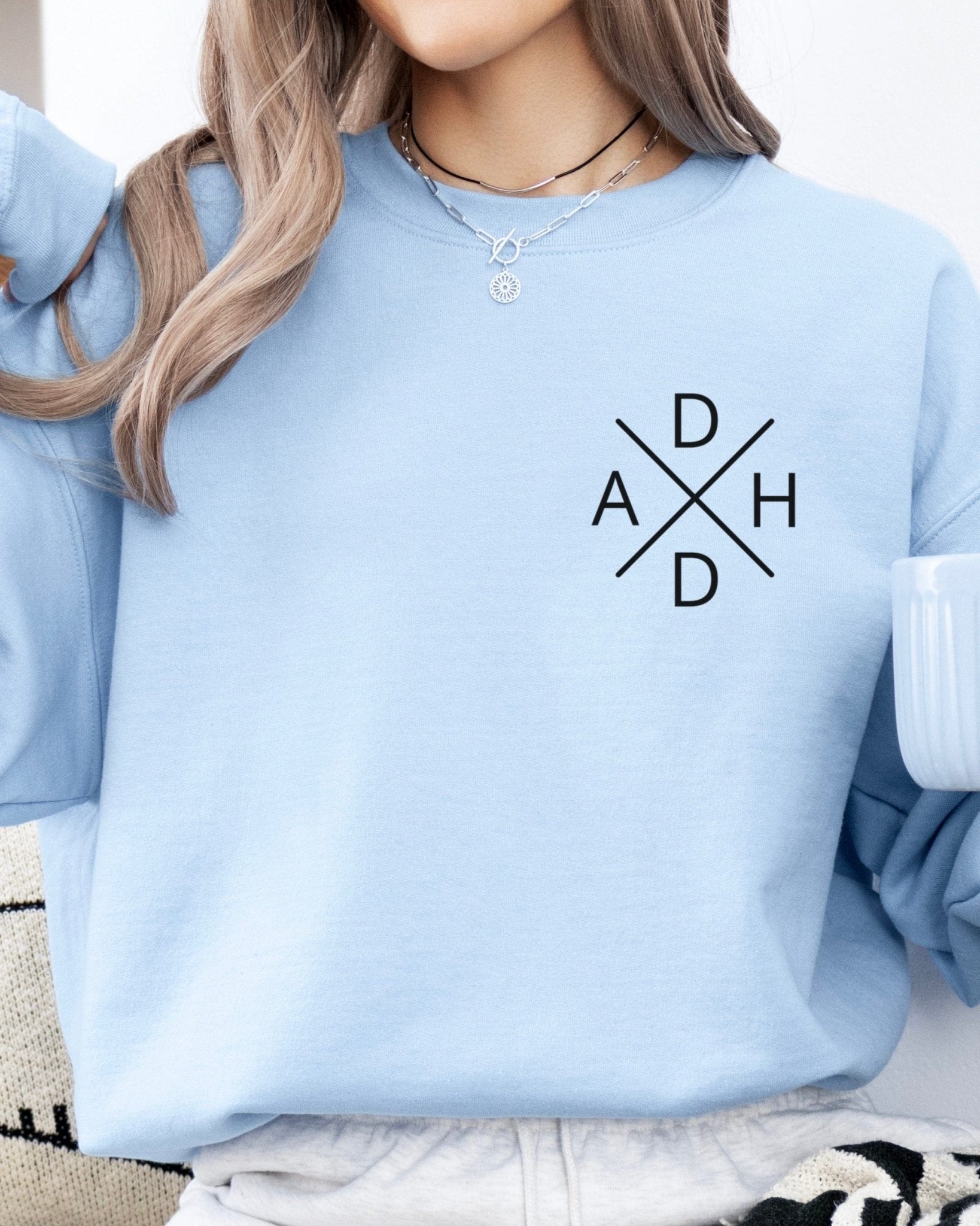 Autism Sweatshirt - ADHD Cross Sweatshirt - Daily Bloom