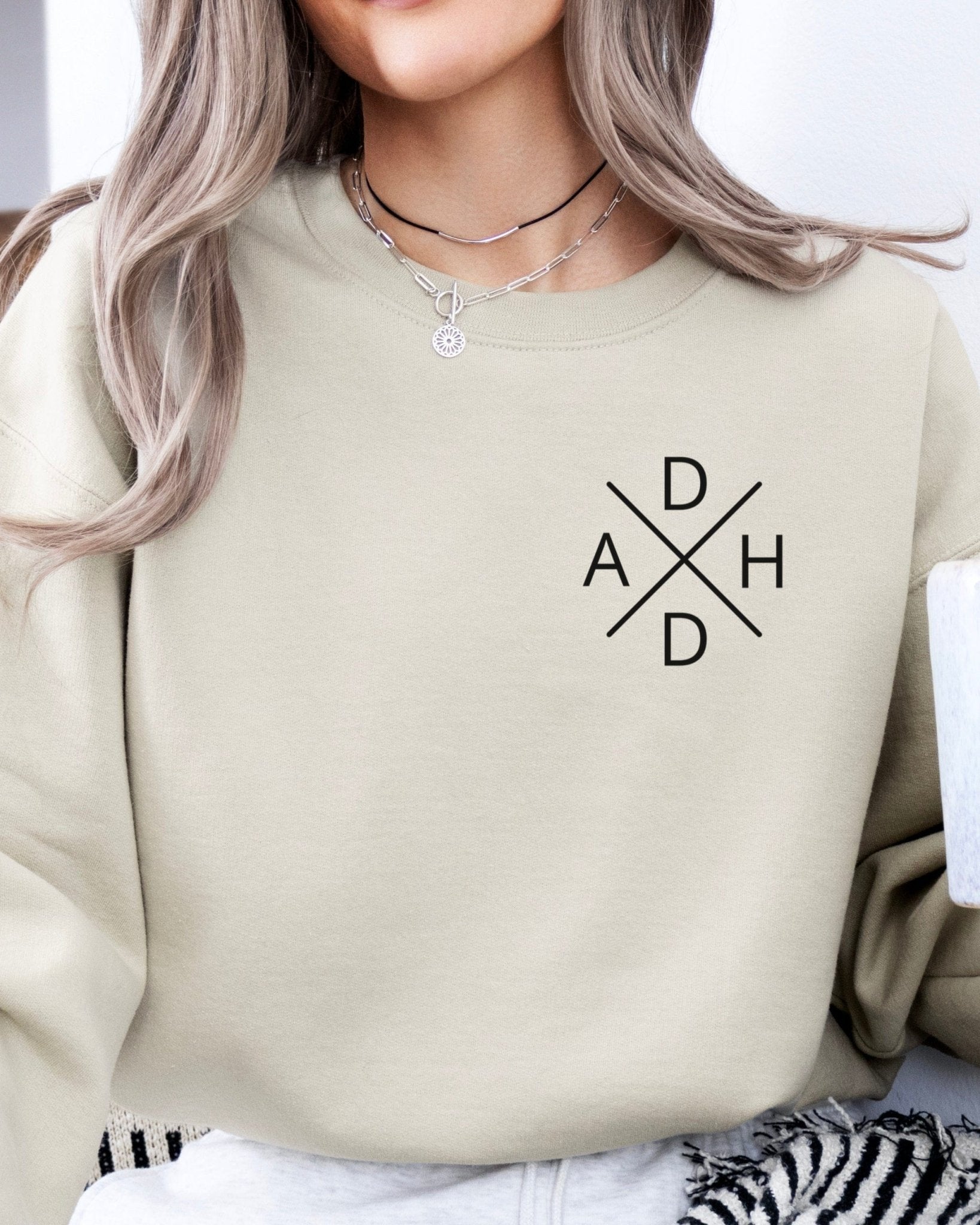 Autism Sweatshirt - ADHD Cross Sweatshirt - Daily Bloom