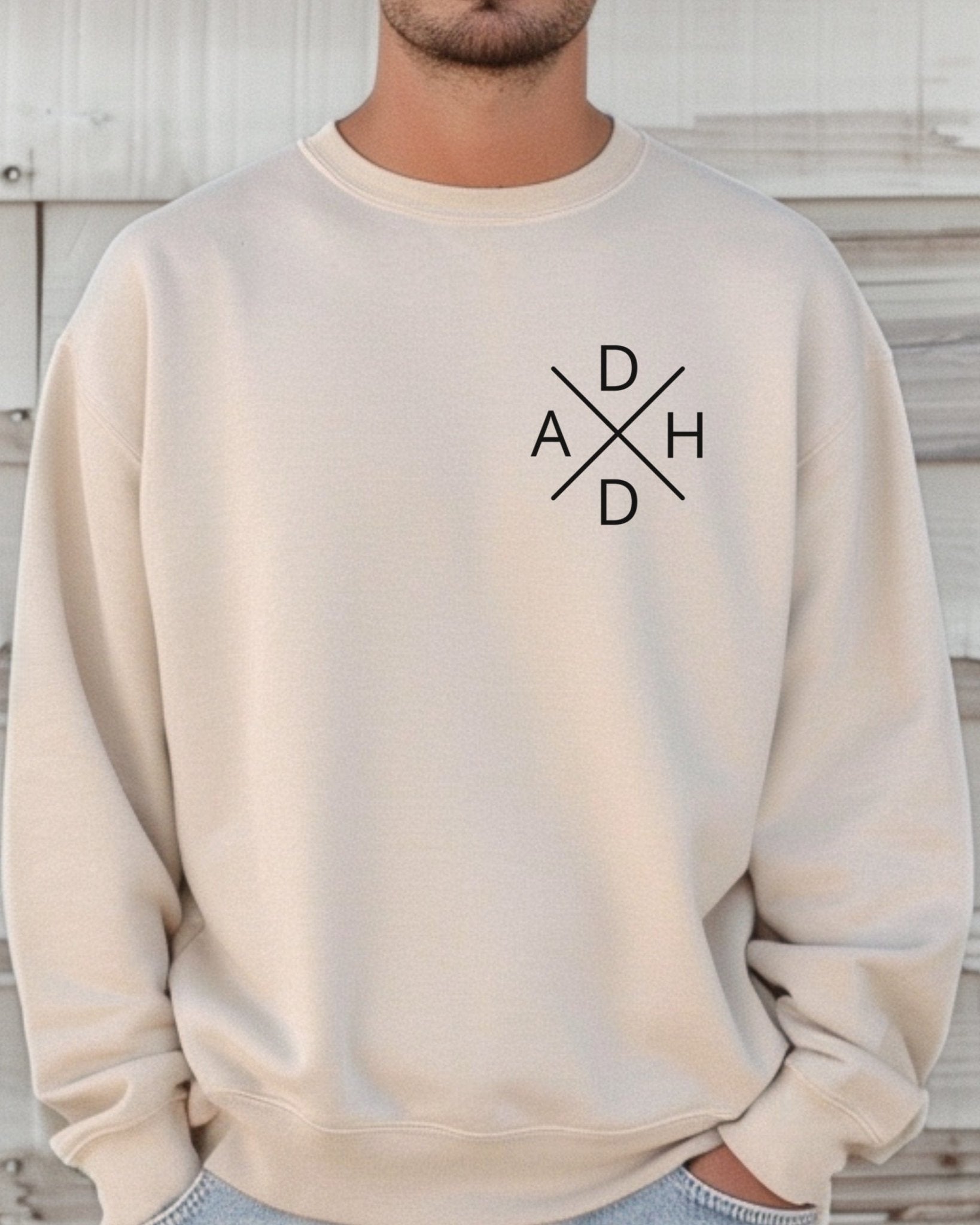 Autism Sweatshirt - ADHD Cross Sweatshirt - Daily Bloom