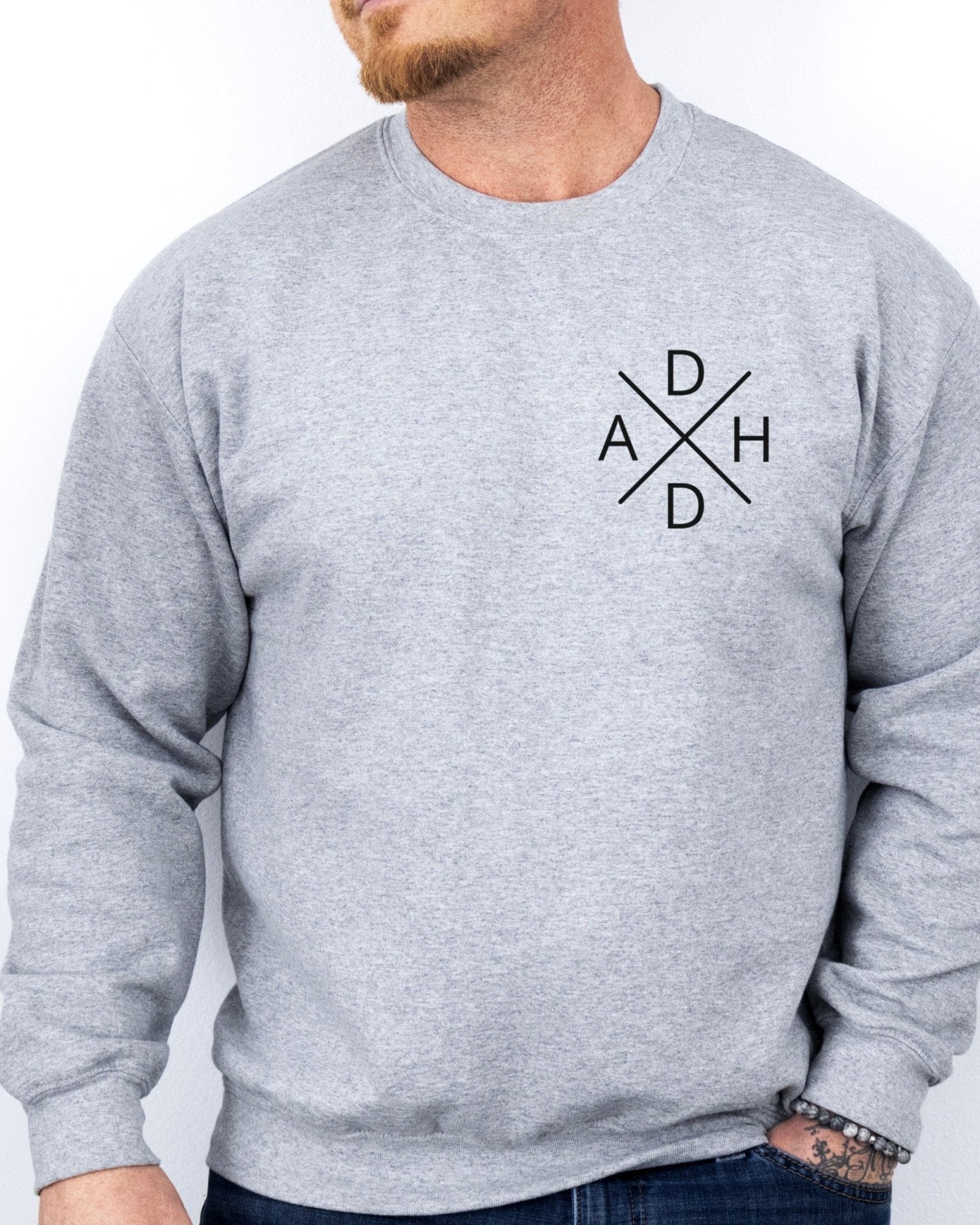 Autism Sweatshirt - ADHD Cross Sweatshirt - Daily Bloom