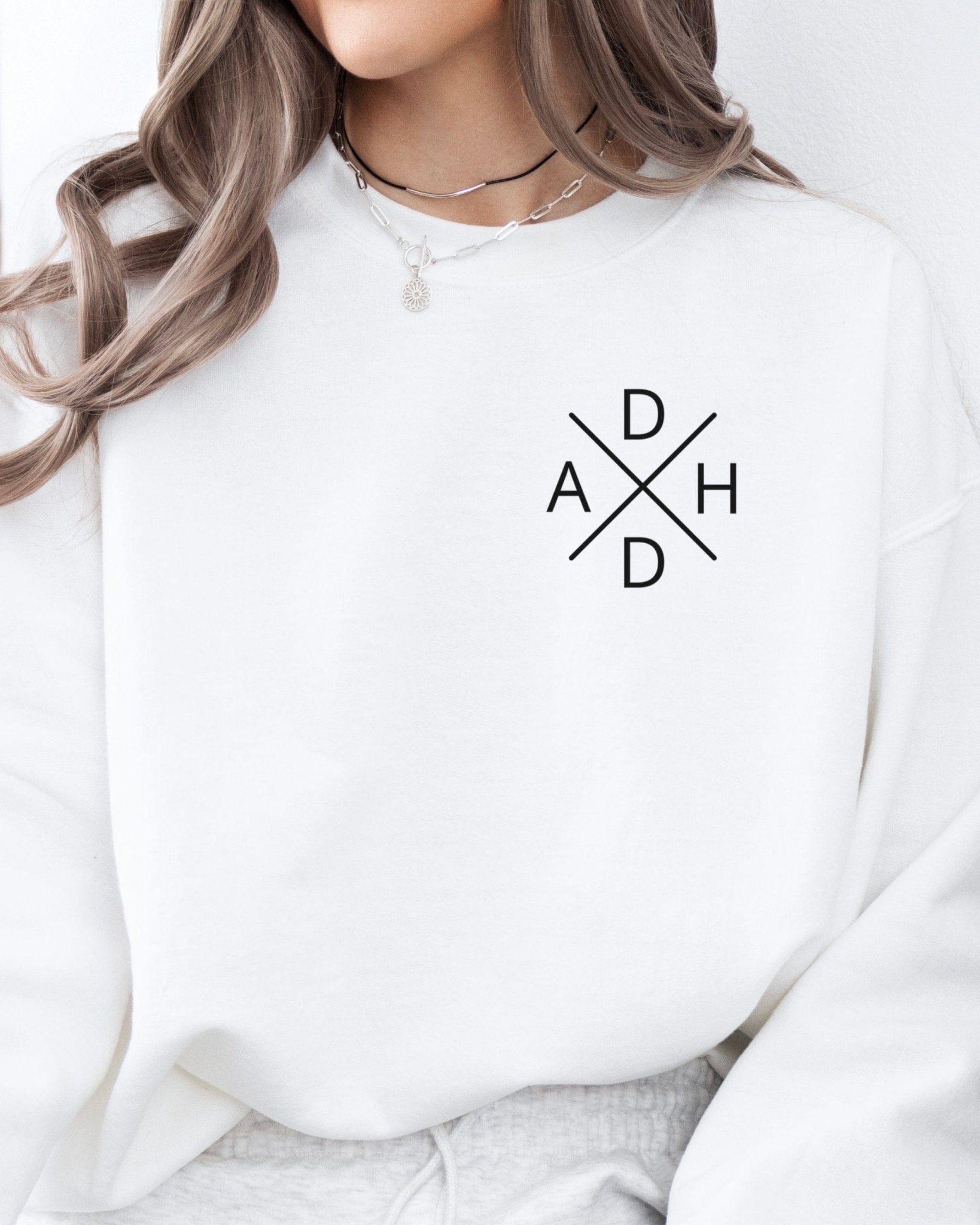 Autism Sweatshirt - ADHD Cross Sweatshirt - Daily Bloom
