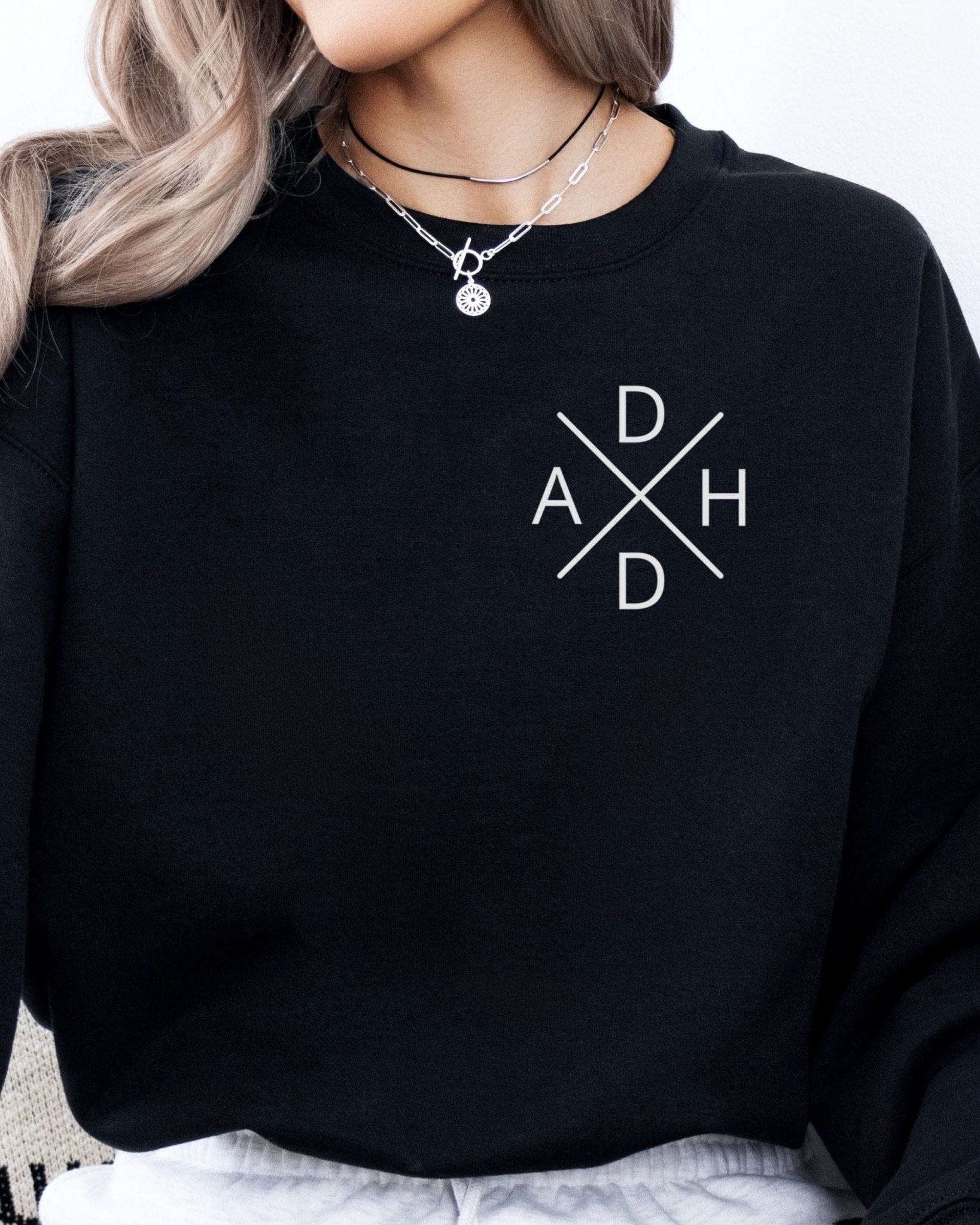 Autism Sweatshirt - ADHD Cross Sweatshirt - Daily Bloom