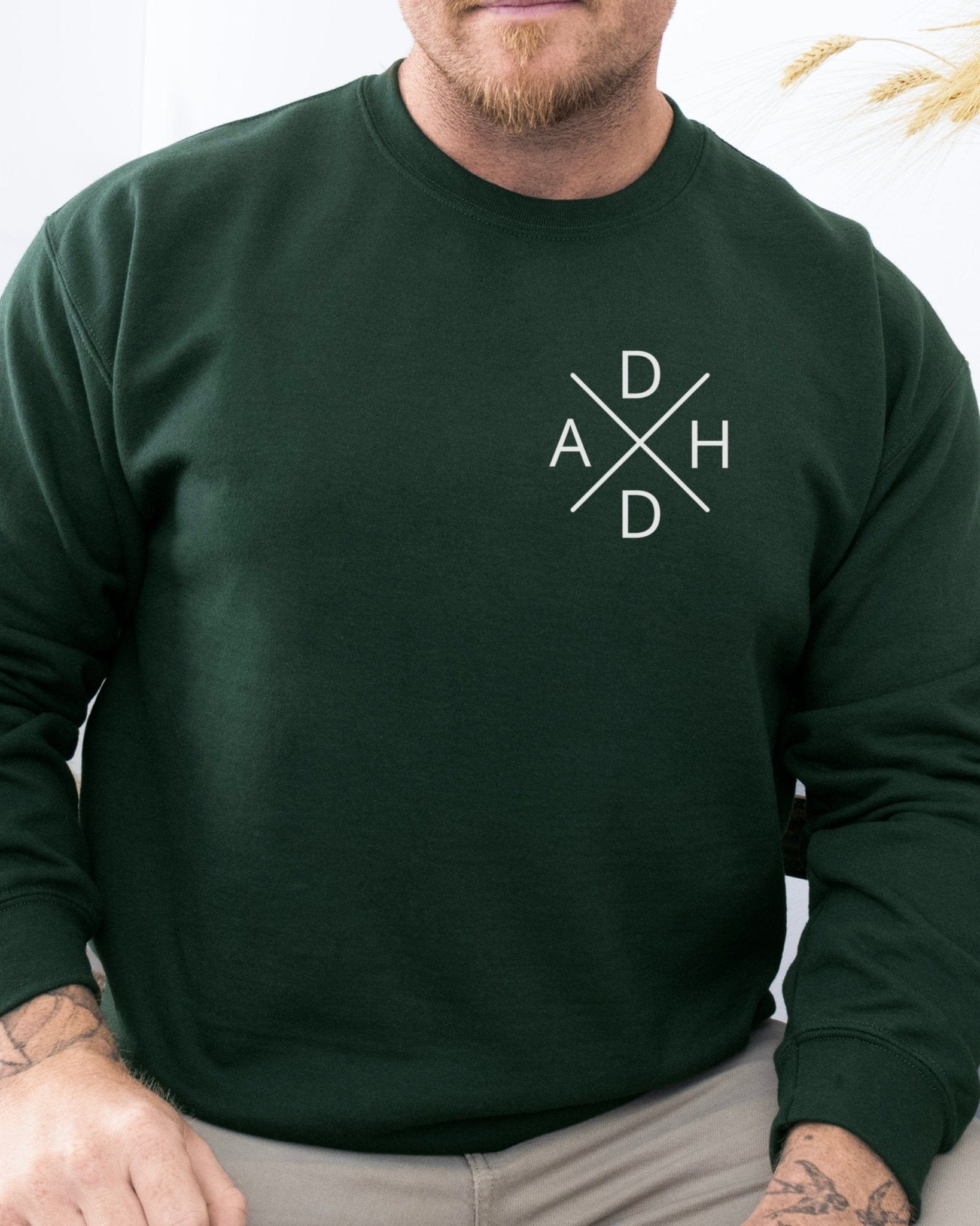 Autism Sweatshirt - ADHD Cross Sweatshirt - Daily Bloom