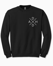 Autism Sweatshirt By Daily Bloom ADHD Cross Sweatshirt Black / S