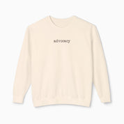 Autism Sweatshirt By Daily Bloom Advocacy Statement Comfort Colors Lightweight Sweatshirt Ivory / S