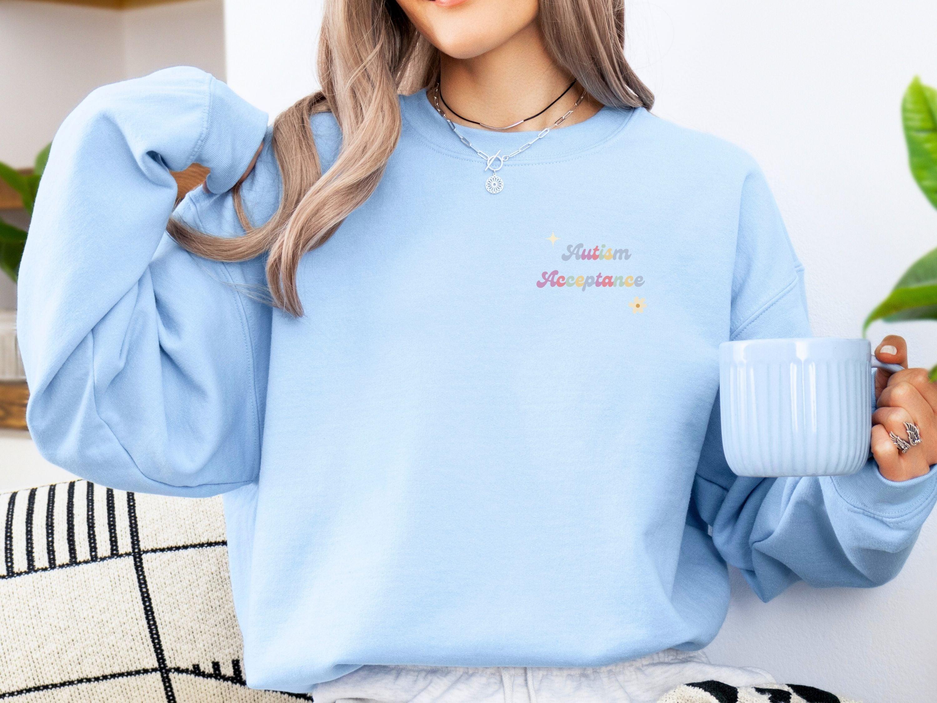 Advocate Support Empower Include Sweatshirt-Neurodiversity, ADHD & Autism Awareness & Acceptance Sweatshirt by Daily Bloom