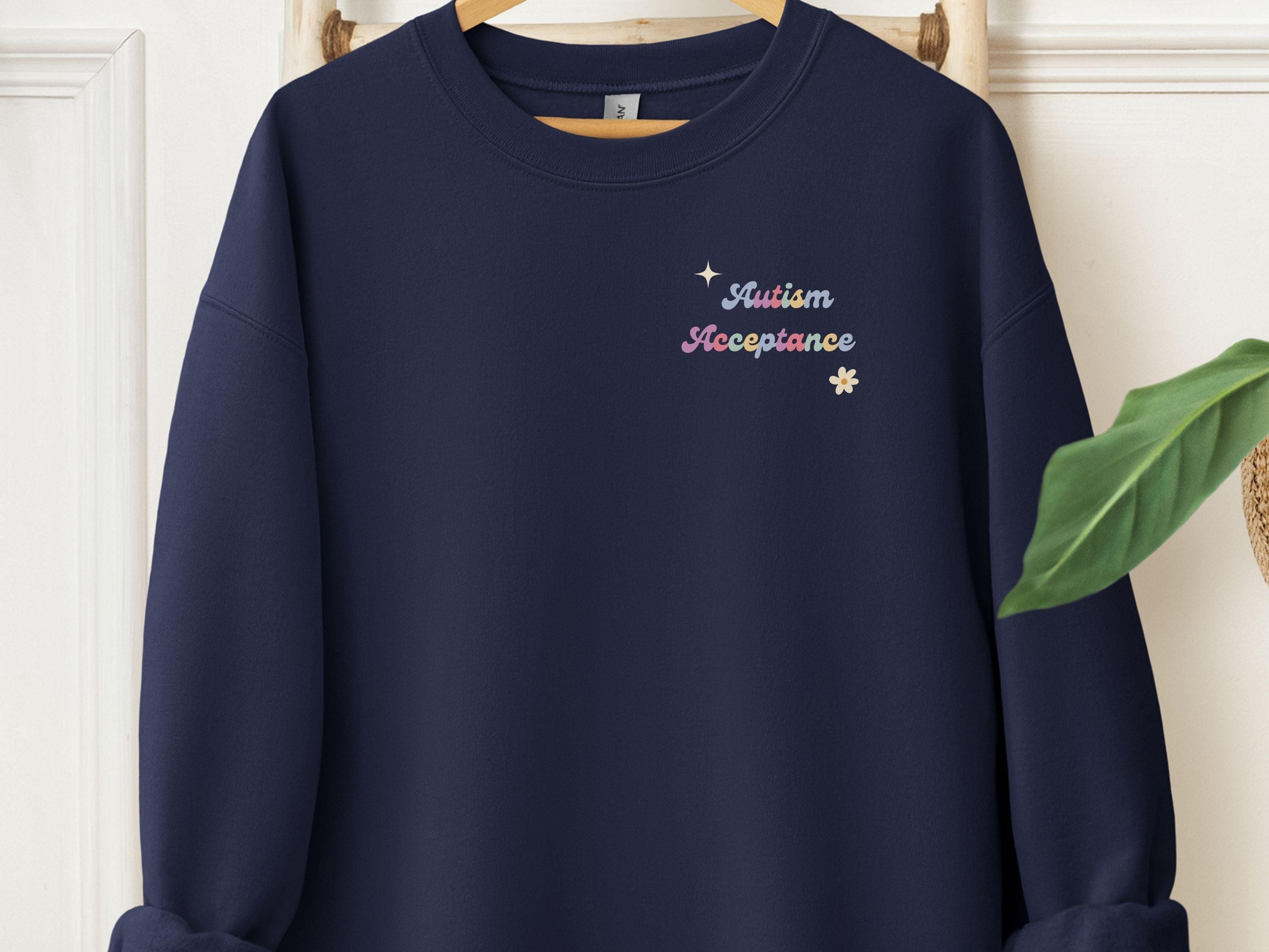 Advocate Support Empower Include Sweatshirt-Neurodiversity, ADHD & Autism Awareness & Acceptance Sweatshirt by Daily Bloom