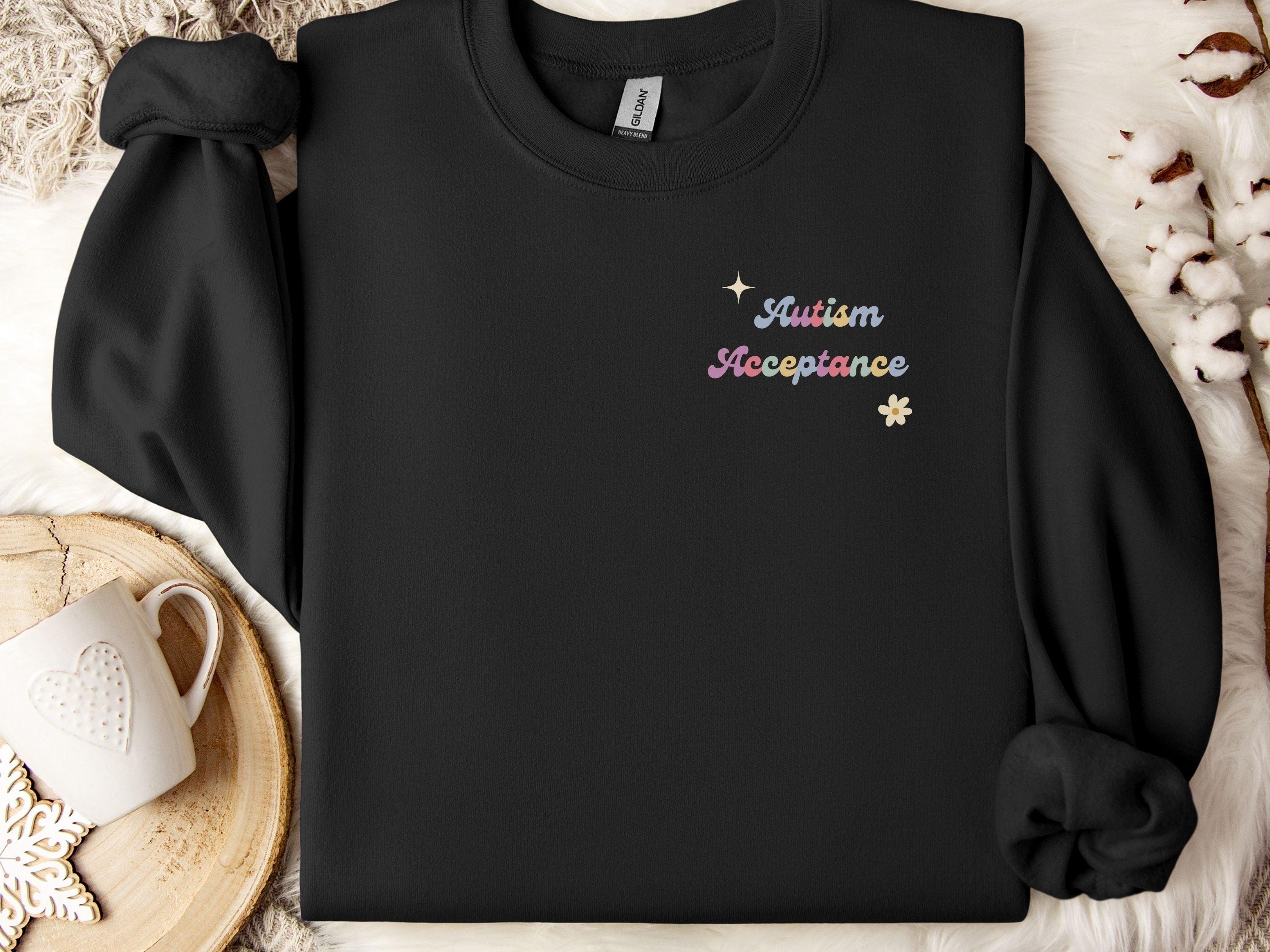 Advocate Support Empower Include Sweatshirt-Neurodiversity, ADHD & Autism Awareness & Acceptance Sweatshirt by Daily Bloom