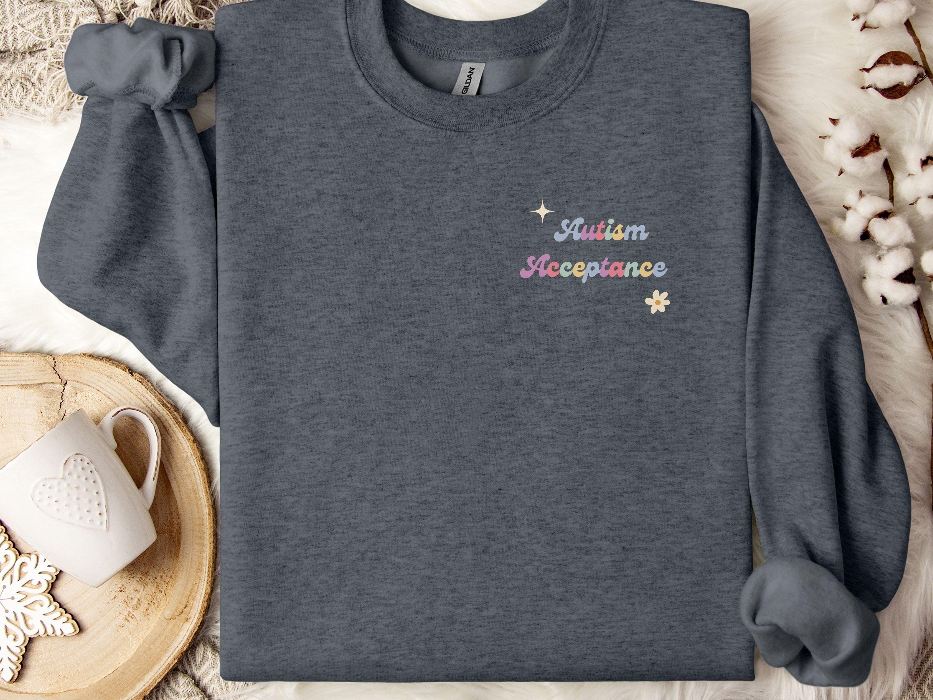 Advocate Support Empower Include Sweatshirt-Neurodiversity, ADHD & Autism Awareness & Acceptance Sweatshirt by Daily Bloom